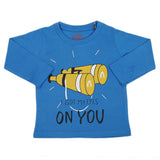 Boys Full Sleeves T-Shirt - Blue, Kids, Boys T-Shirts, Chase Value, Chase Value
