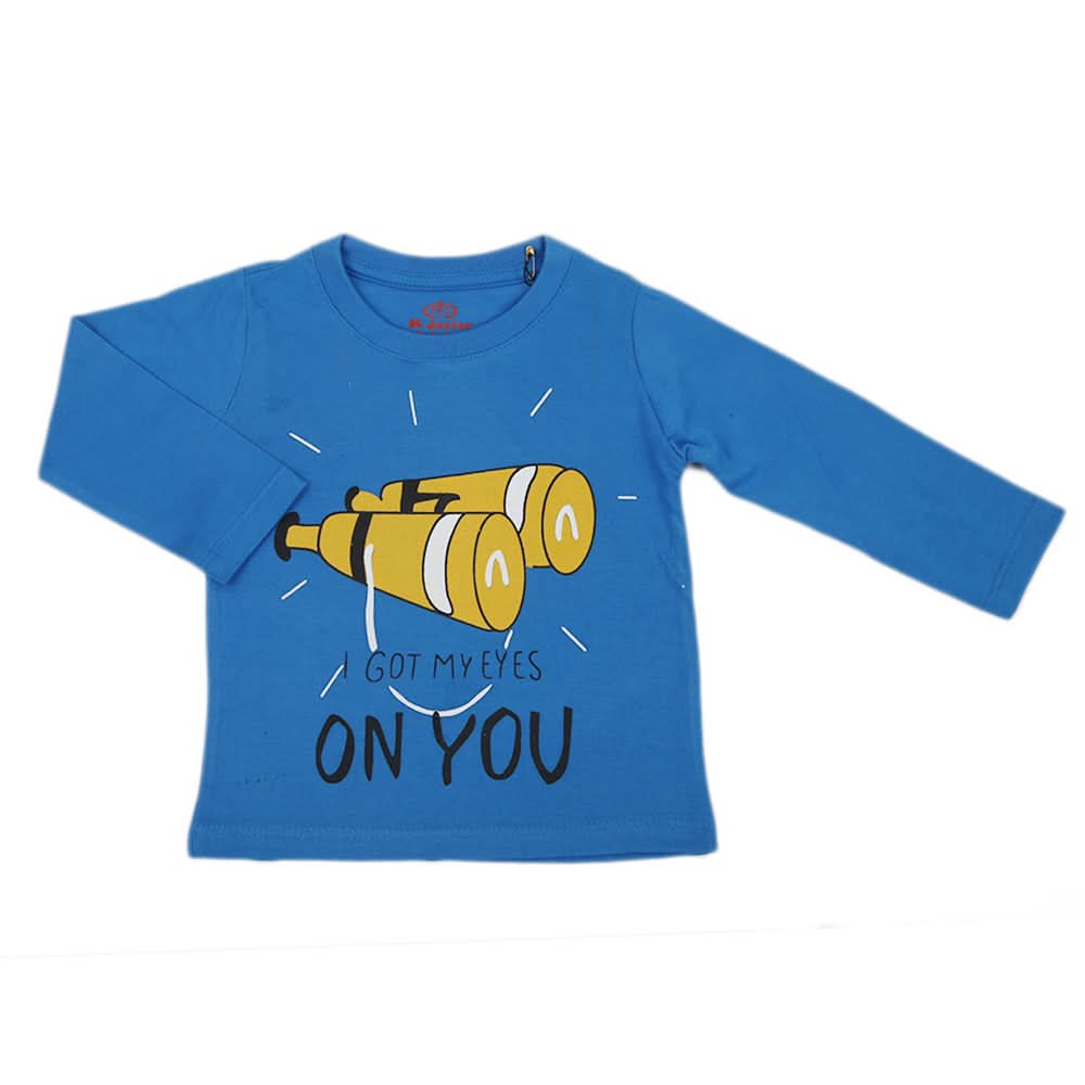 Boys Full Sleeves T-Shirt - Blue, Kids, Boys T-Shirts, Chase Value, Chase Value