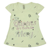 Girls Half Sleeves T-Shirt - Lemon, Kids, Girls T-Shirts, Chase Value, Chase Value