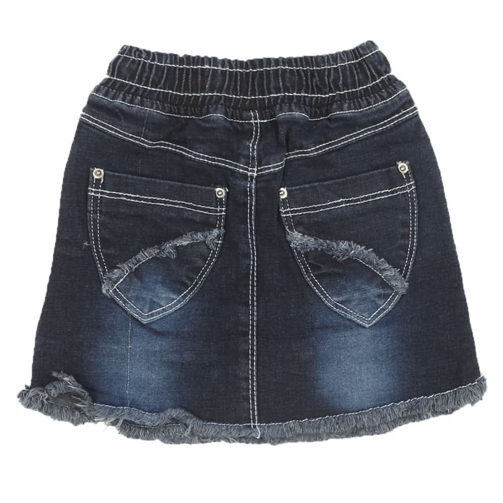Girls Denim Skirts - Dark Blue, Girls Shorts Skirts, Chase Value, Chase Value