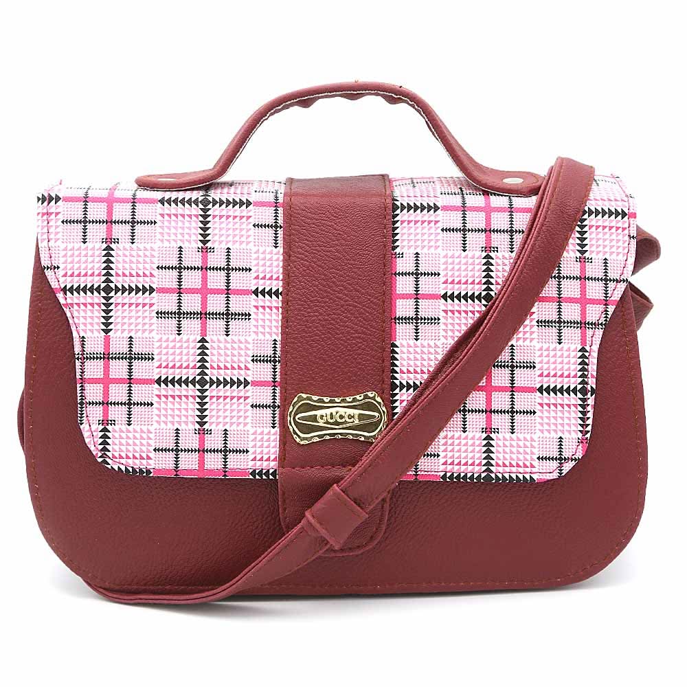 Women's Handbag (2038) - Maroon, Women, Bags, Chase Value, Chase Value
