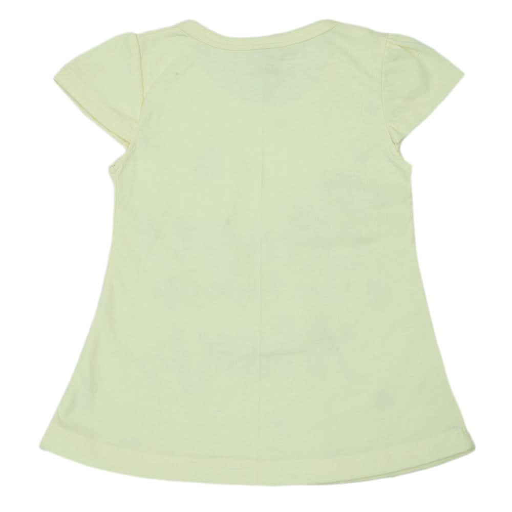 Girls Half Sleeves T-Shirt - Lemon, Kids, Girls T-Shirts, Chase Value, Chase Value