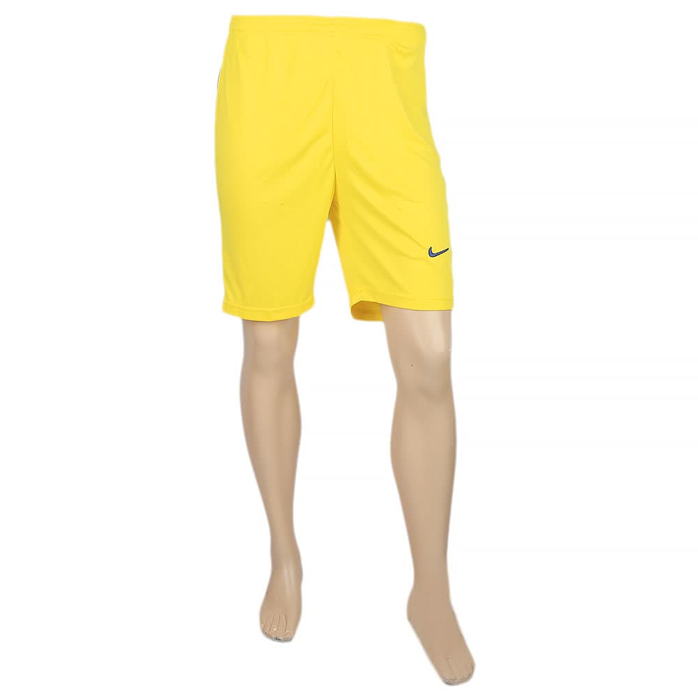 Men's Embroidered Stripe Short - Yellow & Navy Blue, Men, Shorts, Chase Value, Chase Value