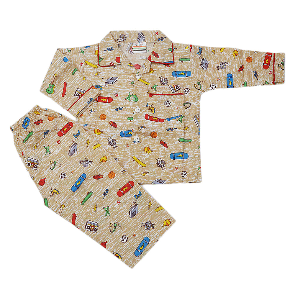 Boy'S Full Sleeves Night Suit - Multi, Kids, Boys Sets And Suits, Chase Value, Chase Value