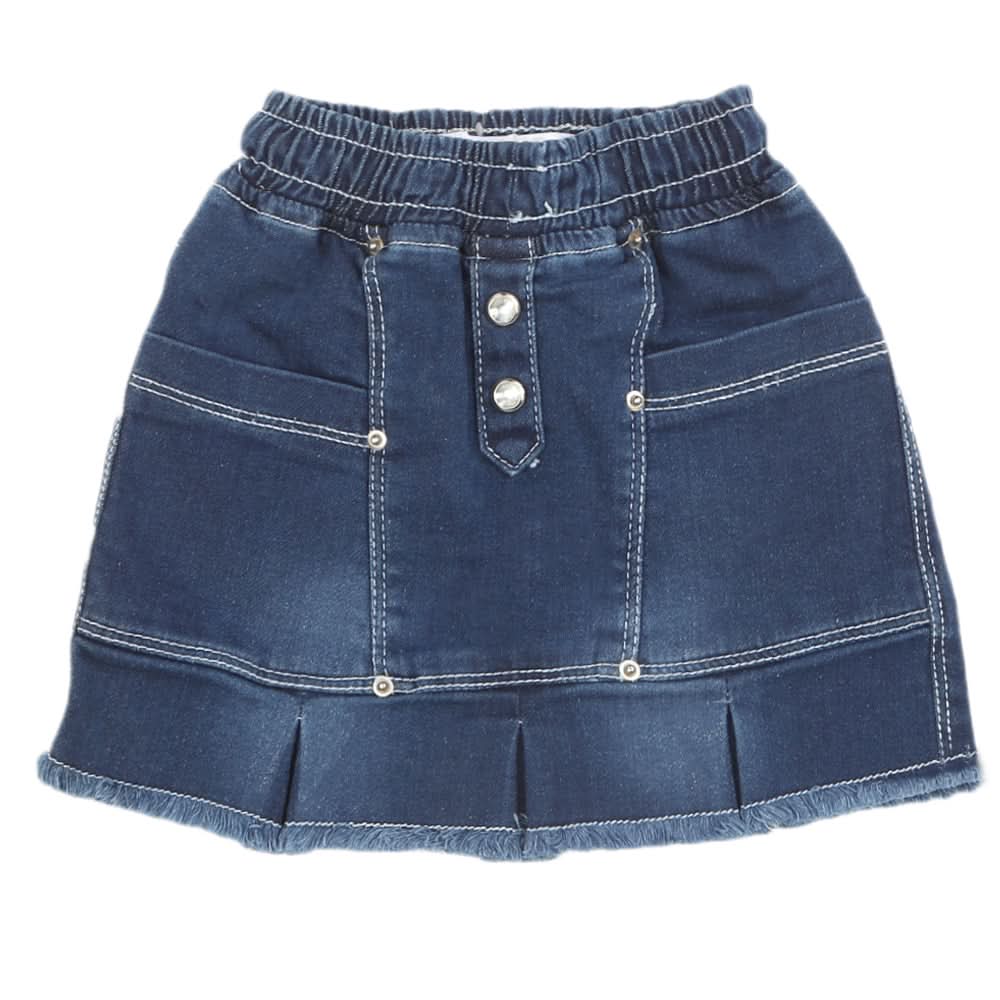 Girls Denim Skirts - Blue, Girls Shorts Skirts, Chase Value, Chase Value
