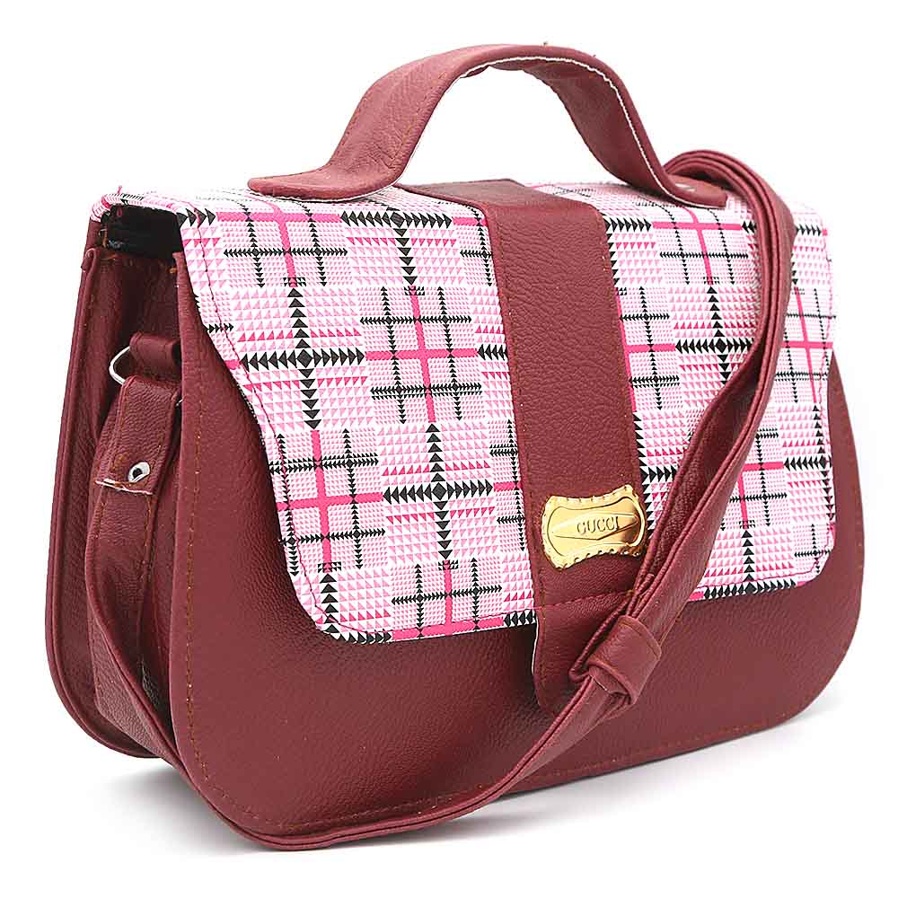 Women's Handbag (2038) - Maroon, Women, Bags, Chase Value, Chase Value