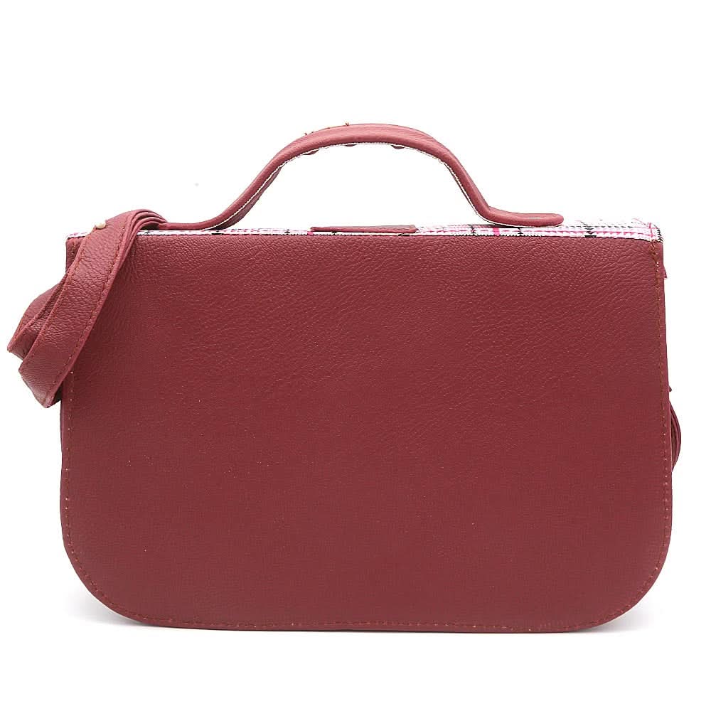 Women's Handbag (2038) - Maroon, Women, Bags, Chase Value, Chase Value