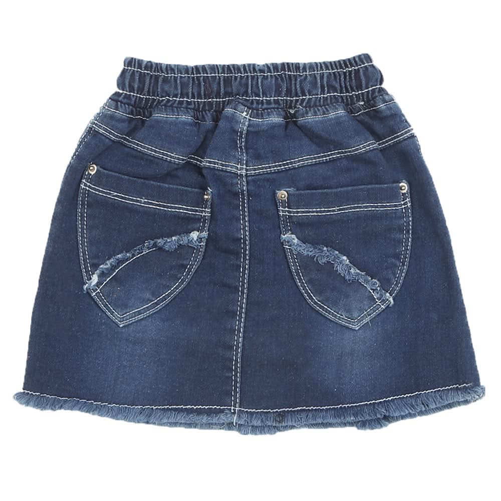 Girls Denim Skirts - Blue, Girls Shorts Skirts, Chase Value, Chase Value
