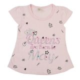 Girls Half Sleeves T-Shirt - Light Pink, Kids, Girls T-Shirts, Chase Value, Chase Value