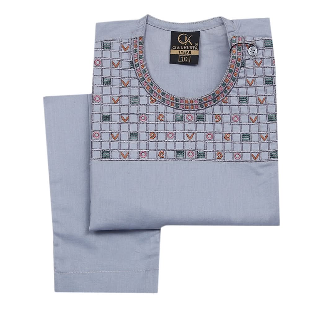 Newborns Boys Shalwar Suits - Grey, Kids, Newborn Boys Shalwar Suits, Chase Value, Chase Value