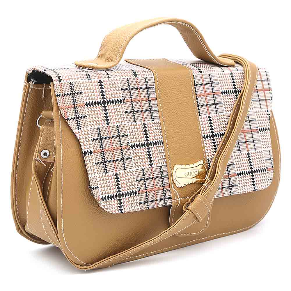 Women's Handbag (2038) - Beige, Women, Bags, Chase Value, Chase Value