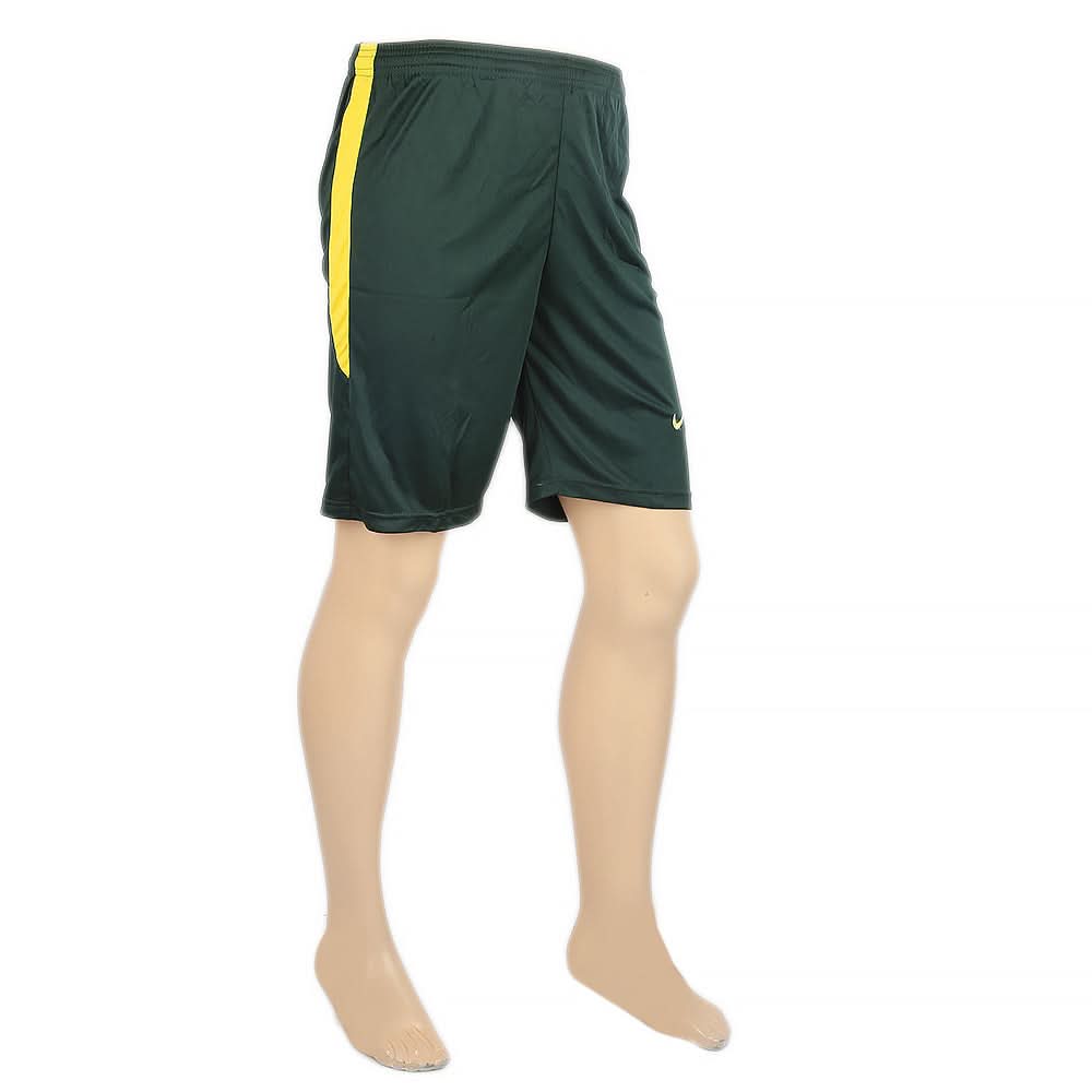 Men's Embroidered Stripe Short - Green & Yellow, Men, Shorts, Chase Value, Chase Value