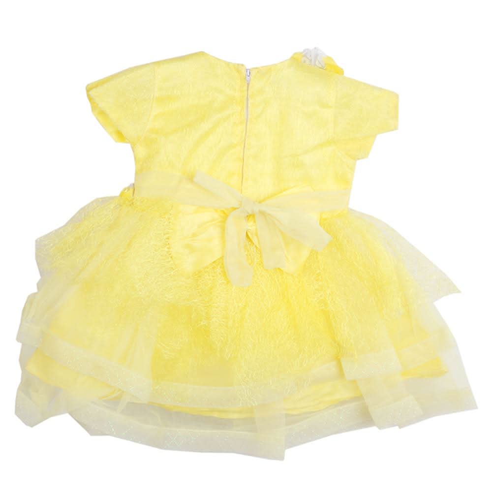Girls Fancy Frock - Yellow, Girls Frocks, Chase Value, Chase Value