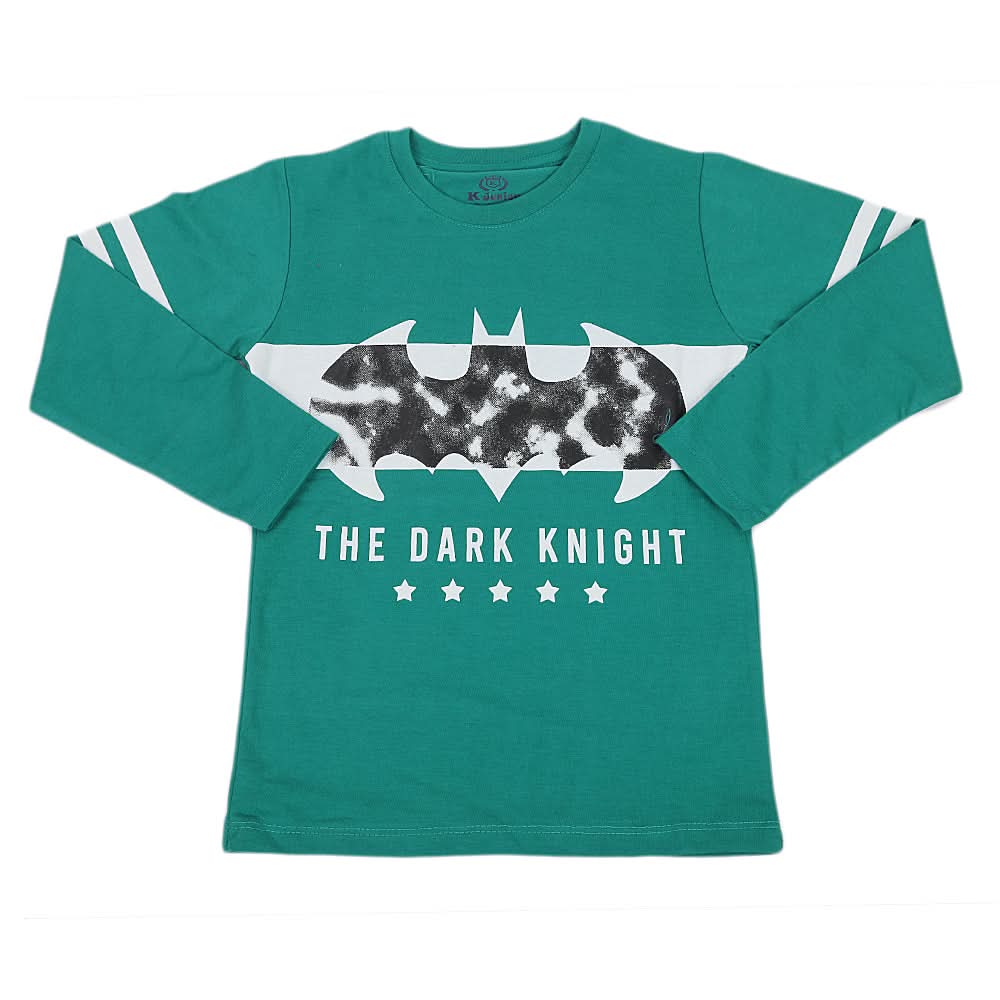 Boys Full Sleeves T-Shirt - Green, Kids, Boys T-Shirts, Chase Value, Chase Value