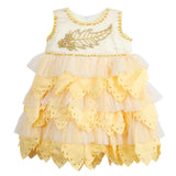 Girls Fancy Frock - Yellow, Girls Frocks, Chase Value, Chase Value