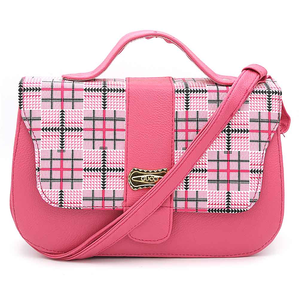 Women's Handbag (2038) - Pink, Women, Bags, Chase Value, Chase Value