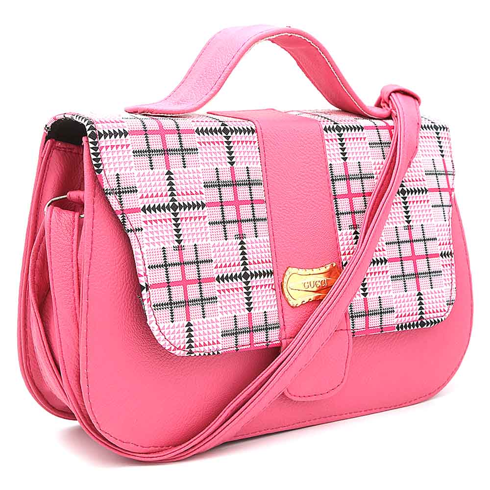 Women's Handbag (2038) - Pink, Women, Bags, Chase Value, Chase Value