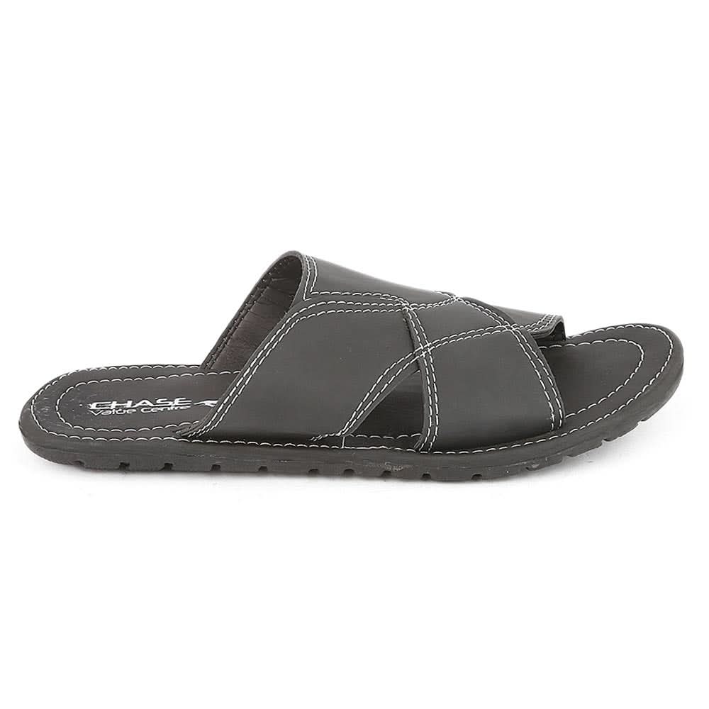 Men's Slippers (MS-732) - Black, Men, Slippers, Chase Value, Chase Value