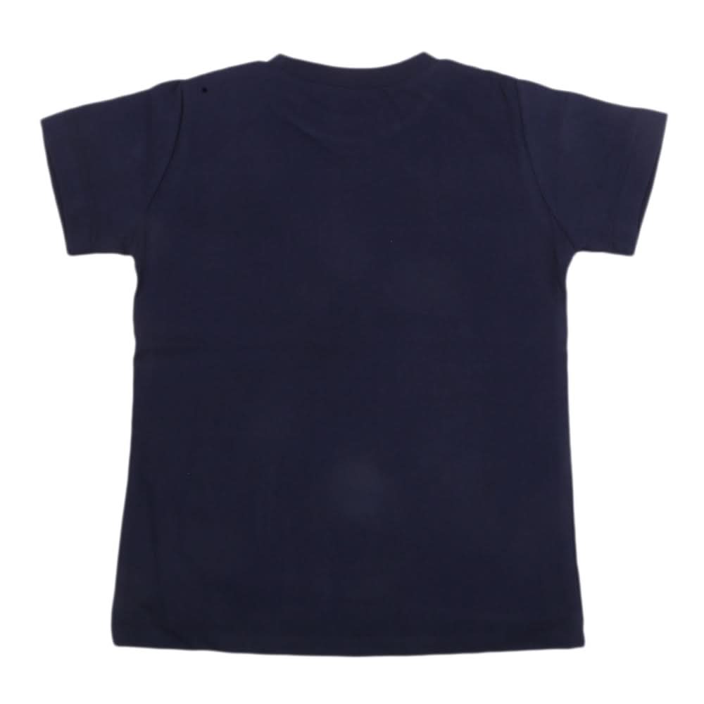 Boys Printed Half Sleeves T-Shirt 4723 - Navy Blue, Kids, Boys T-Shirts, Chase Value, Chase Value