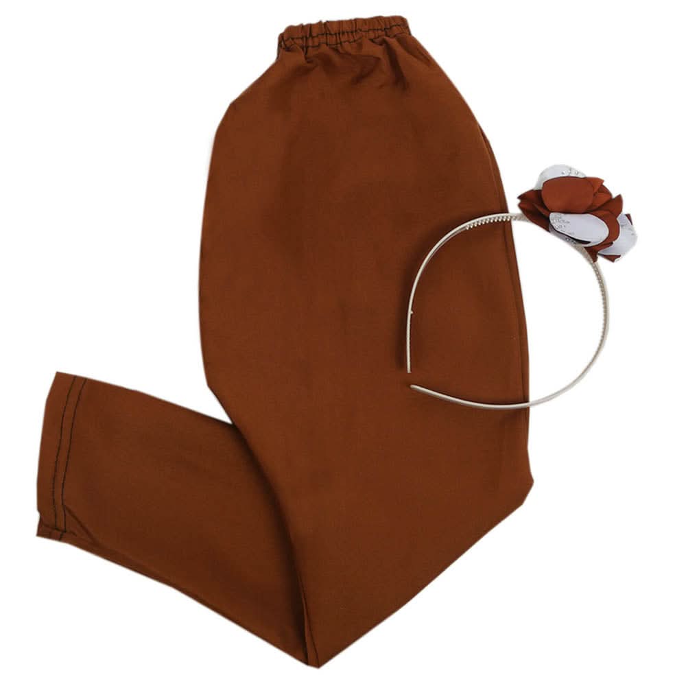Girls Fancy Frock - Brown, Girls Frocks, Chase Value, Chase Value