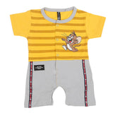 Newborn Boys Half Sleeves Rompers - Yellow, Kids, NB Boys Rompers, Chase Value, Chase Value