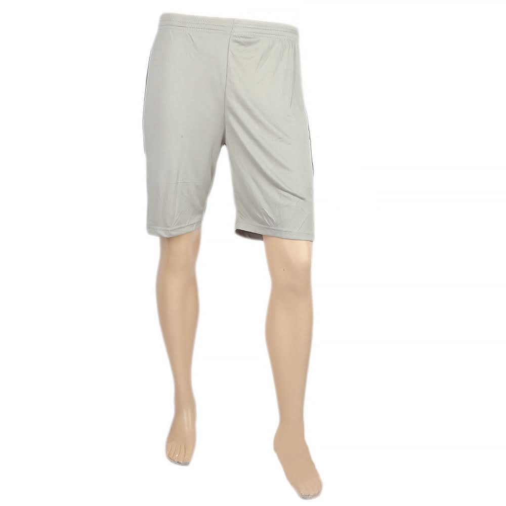 Men's Embroidered Stripe Short - Grey & Dark Grey, Men, Shorts, Chase Value, Chase Value