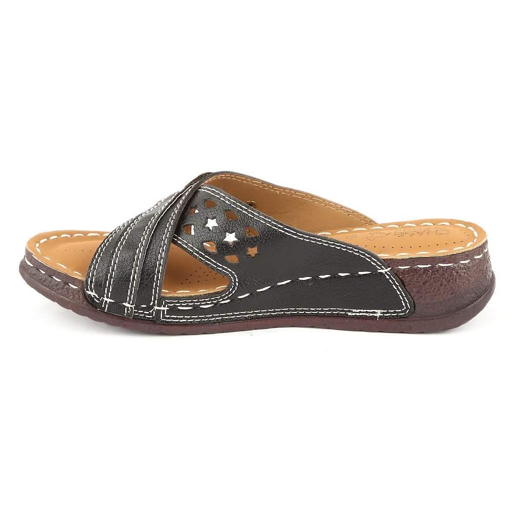 Women's Softy Slipper ( S1 ) - Black - test-store-for-chase-value