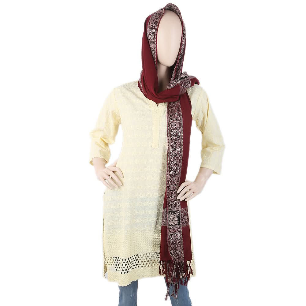 Women's 4 Border Stoler - Multi, Women, Shawls And Scarves, Chase Value, Chase Value