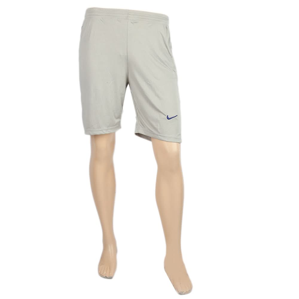 Men's Embroidered Stripe Short - Grey & Navy Blue, Men, Shorts, Chase Value, Chase Value