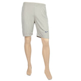 Men's Embroidered Stripe Short - Grey & Navy Blue, Men, Shorts, Chase Value, Chase Value