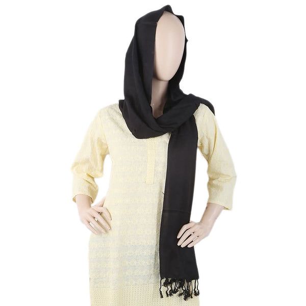 Stoler Ladies Women's Plain Stoler - Black – Chase Value
