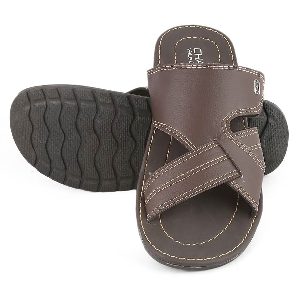 Men's Slippers (728) - Brown, Men, Slippers, Chase Value, Chase Value
