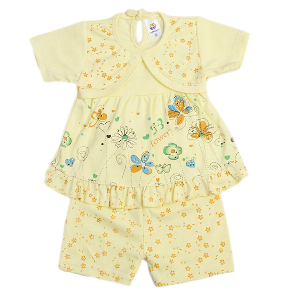 Newborn Girls Suit - Lemon, Newborn Girls Sets & Suits, Chase Value, Chase Value