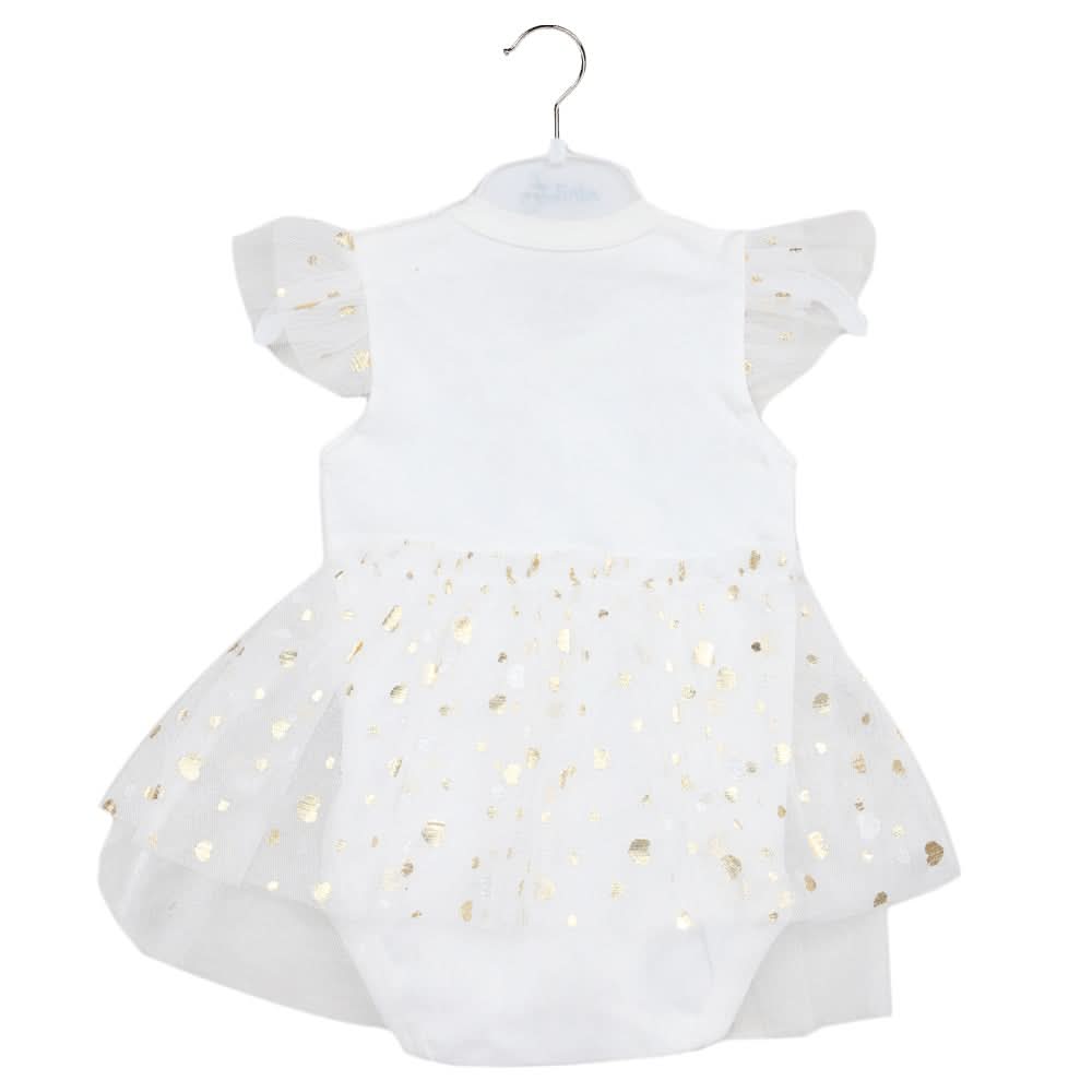 Newborn Girls Frock - White, Kids, Newborn Girls Frocks, Chase Value, Chase Value