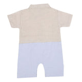 Newborn Boys Half Sleeves Koti Romper - Peach, Kids, NB Boys Rompers, Chase Value, Chase Value