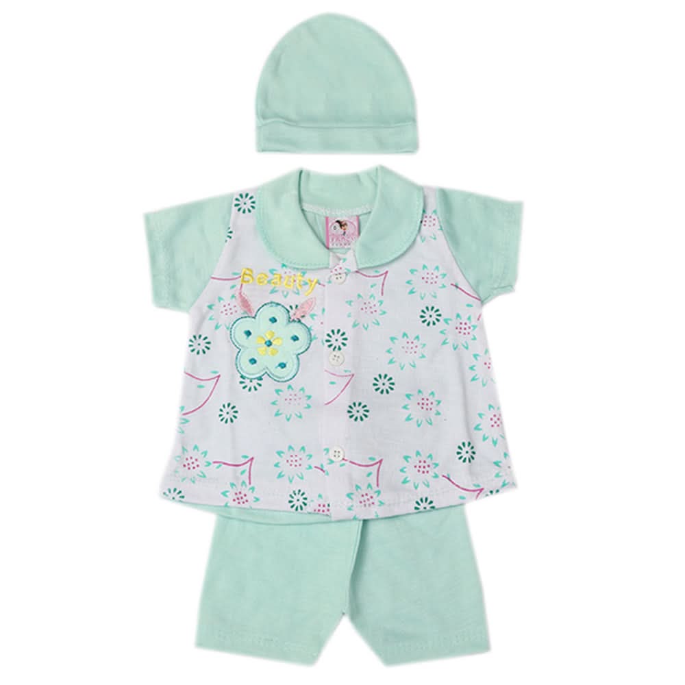 Newborn Girls Suit - Cyan, Newborn Girls Sets & Suits, Chase Value, Chase Value