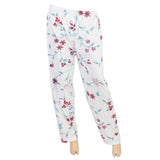 Women's Printed Jersey Trouser - White, Women, Pants & Tights, Chase Value, Chase Value