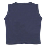 Newborn Boys Sando T-Shirt - Navy Blue, Newborn Boys Shirts & T-Shirts, Chase Value, Chase Value