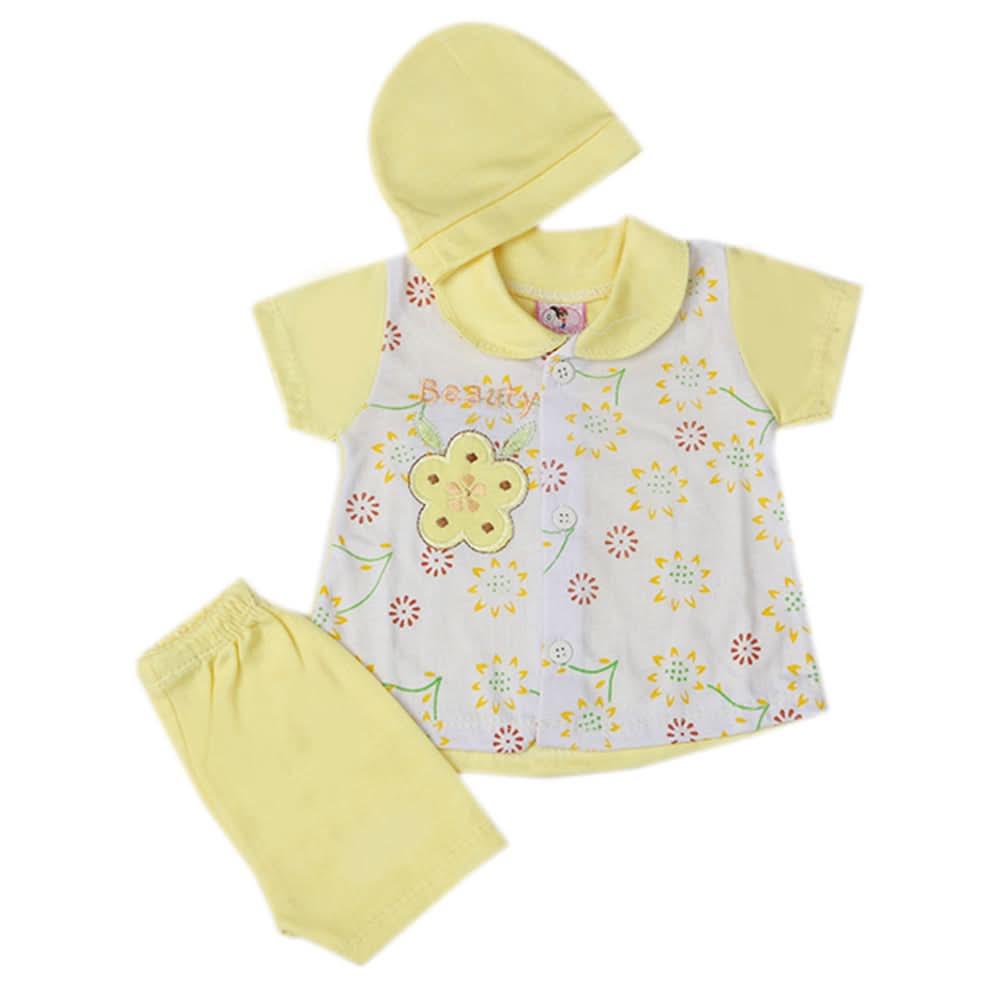 Newborn Girls Suit - Lemon, Newborn Girls Sets & Suits, Chase Value, Chase Value