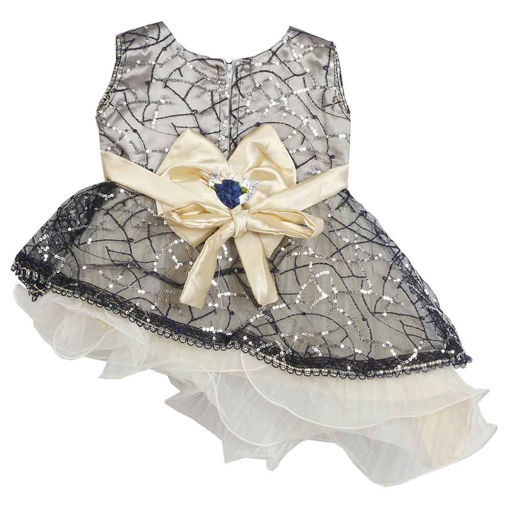 Girls Fancy Frock - Fawn, Girls Frocks, Chase Value, Chase Value