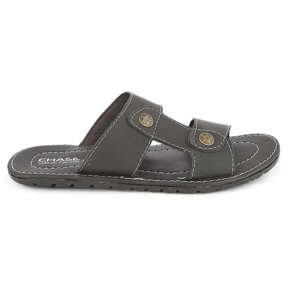 Men's Slippers (MS-743) - Black, Men, Slippers, Chase Value, Chase Value