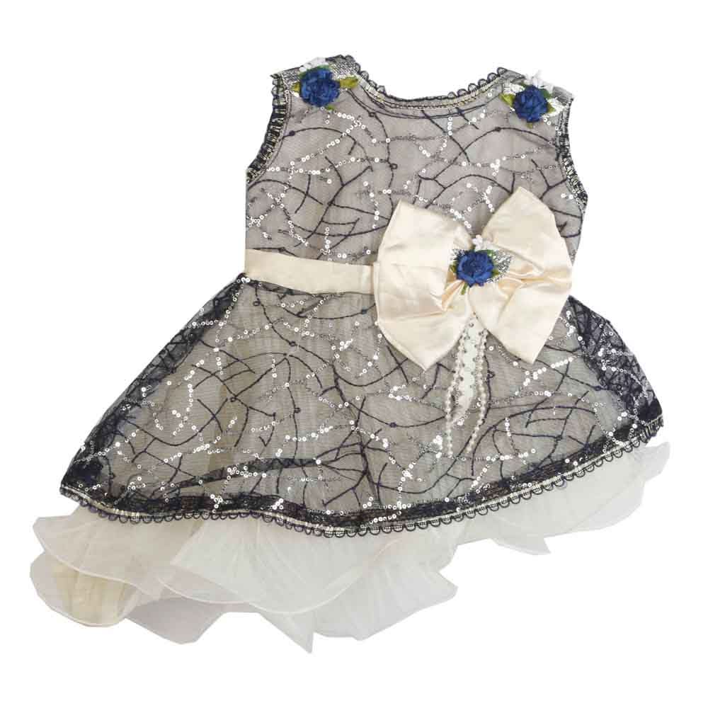Girls Fancy Frock - Fawn, Girls Frocks, Chase Value, Chase Value