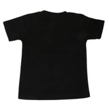 Boys Printed Half Sleeves T-Shirt 4726 - Black, Kids, Boys T-Shirts, Chase Value, Chase Value