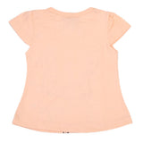 Girls Half Sleeves T-Shirt - Orange, Kids, Girls T-Shirts, Chase Value, Chase Value