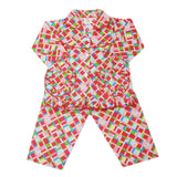 Girl's Full Sleeves Night Suit - Red, Kids, Girls Sets And Suits, Chase Value, Chase Value