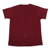 Boys Printed Half Sleeves T-Shirt 4735 - Maroon, Kids, Boys T-Shirts, Chase Value, Chase Value