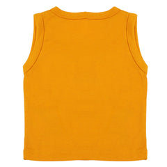 Newborn Boys Sando T-Shirt - Mustard, Newborn Boys Shirts & T-Shirts, Chase Value, Chase Value