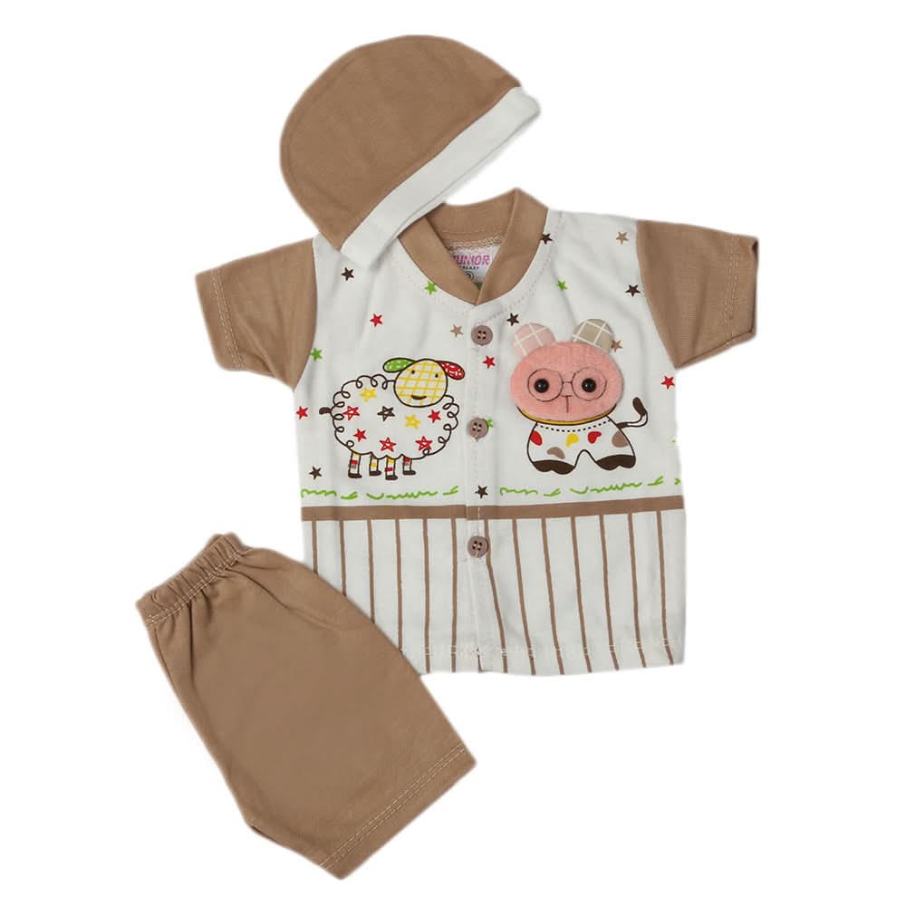 Newborn Boys Suit - Light Brown, Newborn Boys Sets & Suits, Chase Value, Chase Value