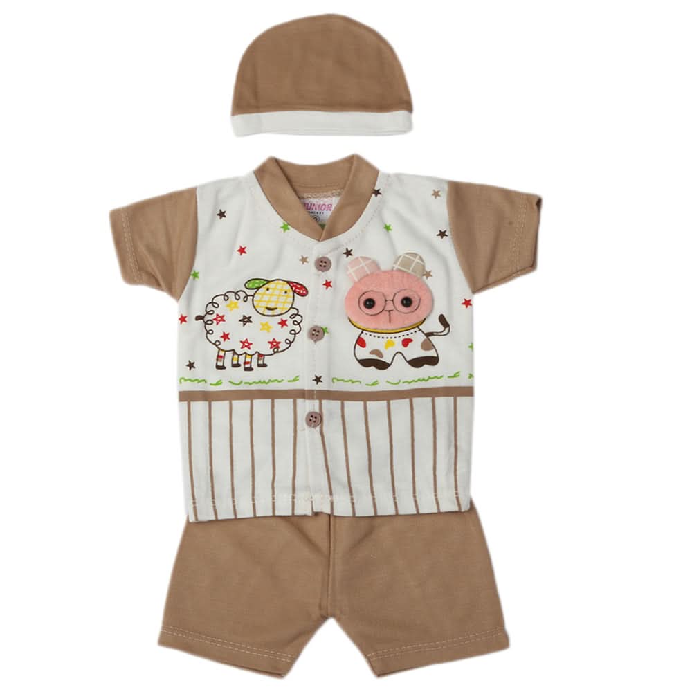 Newborn Boys Suit - Light Brown, Newborn Boys Sets & Suits, Chase Value, Chase Value