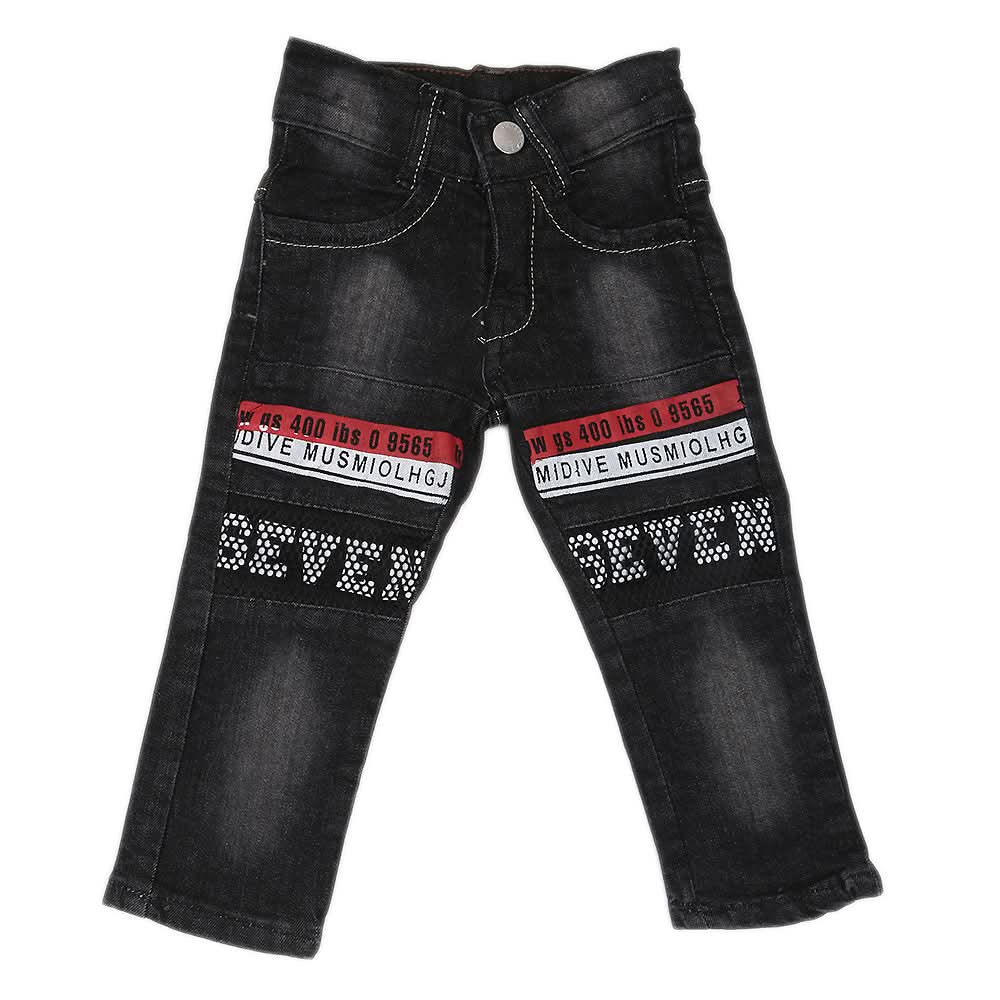 Boys Denim Pant - Black, Kids, Boys Pants, Chase Value, Chase Value